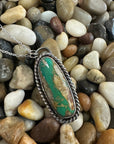 GTMW Stone Mtn Turquoise Green Ribbon Rock Necklace