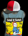 Ladies Rosie Muscle Shirt Blue