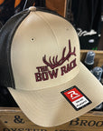 Fitted S/M Coffee Bow Rack Hat