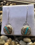 GTMW Stone Mtn Turquoise Earings