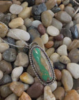 GTMW Stone Mtn Turquoise Green Ribbon Rock Necklace