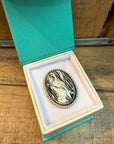GTMW Camo White Buffalo Ring Size 6